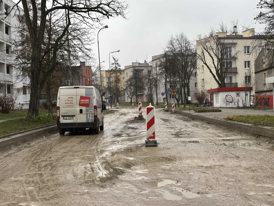 Remont ulicy Boya-Żeleńskiego w Łodzi