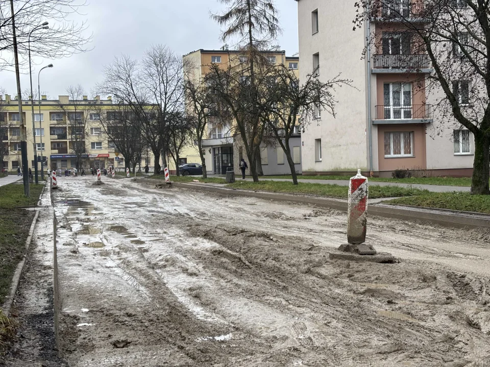 Remont ulicy Boya-Żeleńskiego w Łodzi