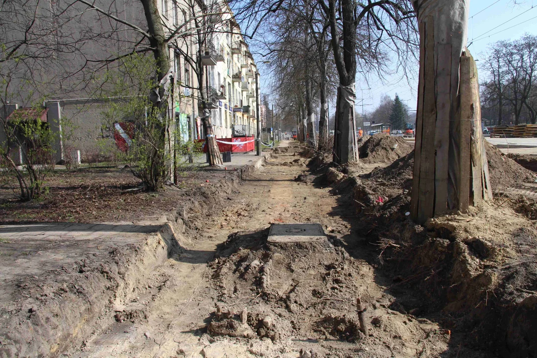 Finał prac na Wojska Polskiego w Łodzi