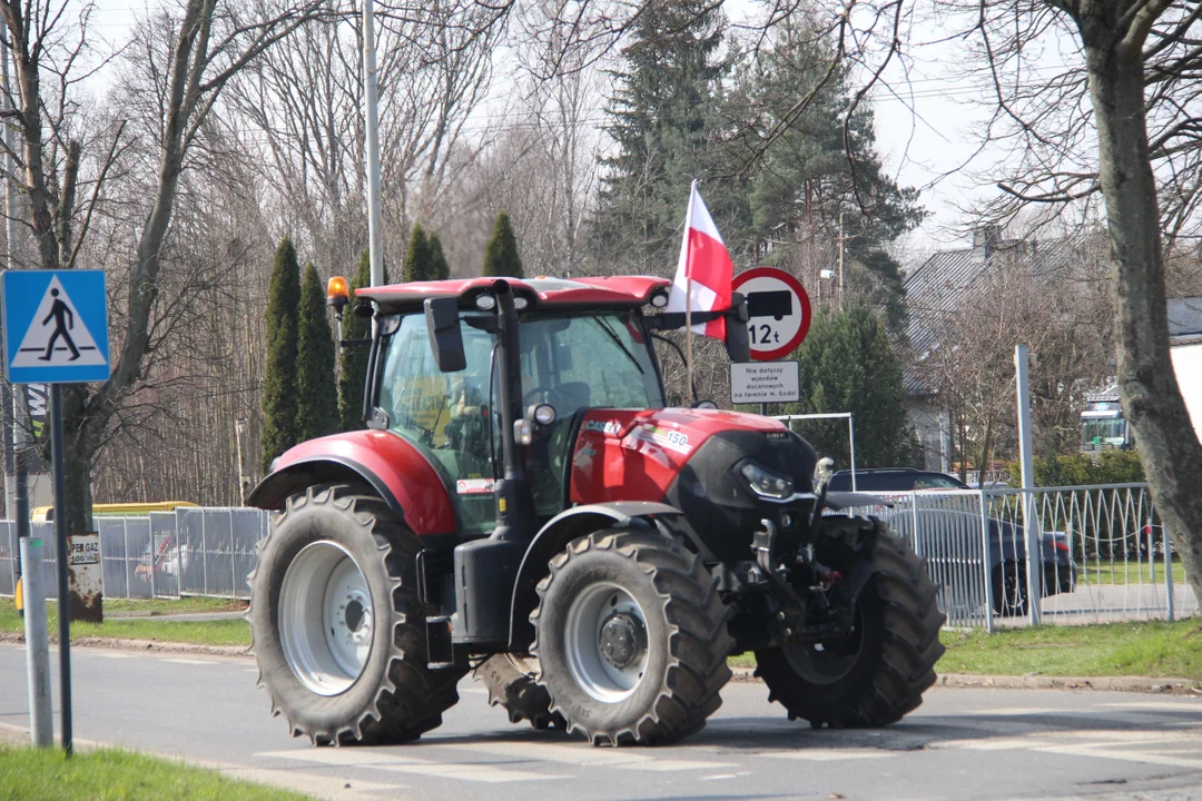 Protest rolników w Łódzkiem