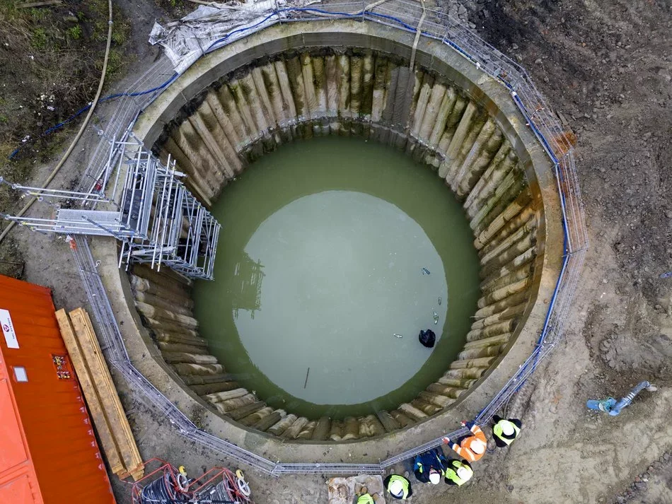 Trwa budowa tunelu kolejowego pod Łodzią