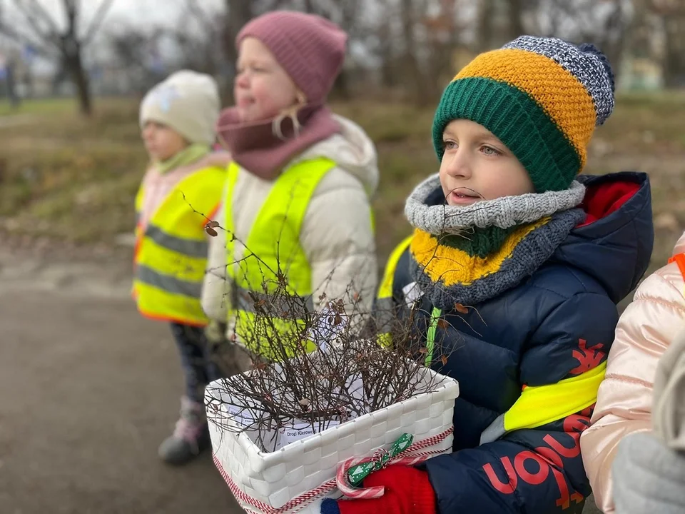 Mikołajkowa akcja policji wraz z łódzkimi przedszkolakami