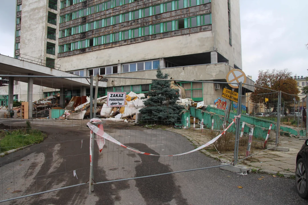 Hotel Światowit znika z mapy Łodzi