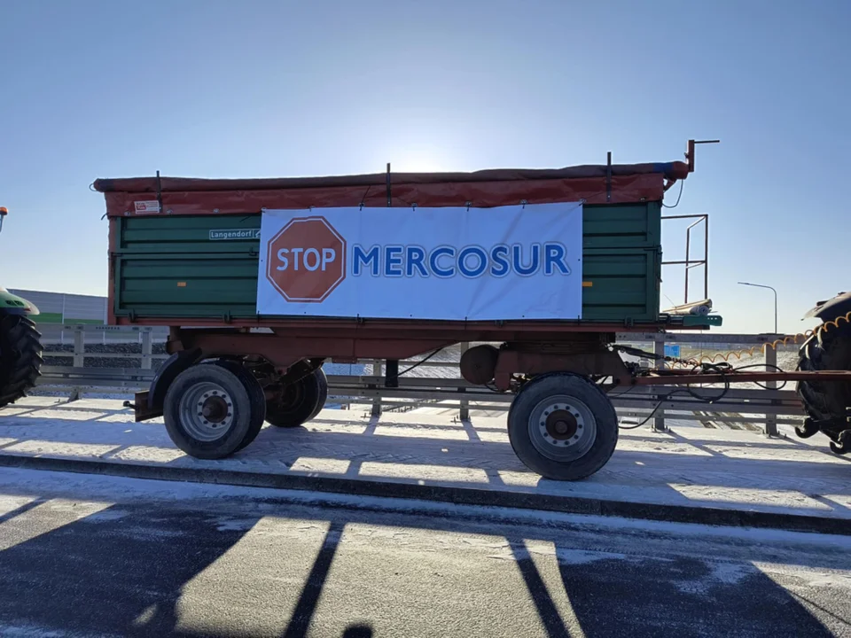 Protest rolników w Łódzkiem - 30.12.2025