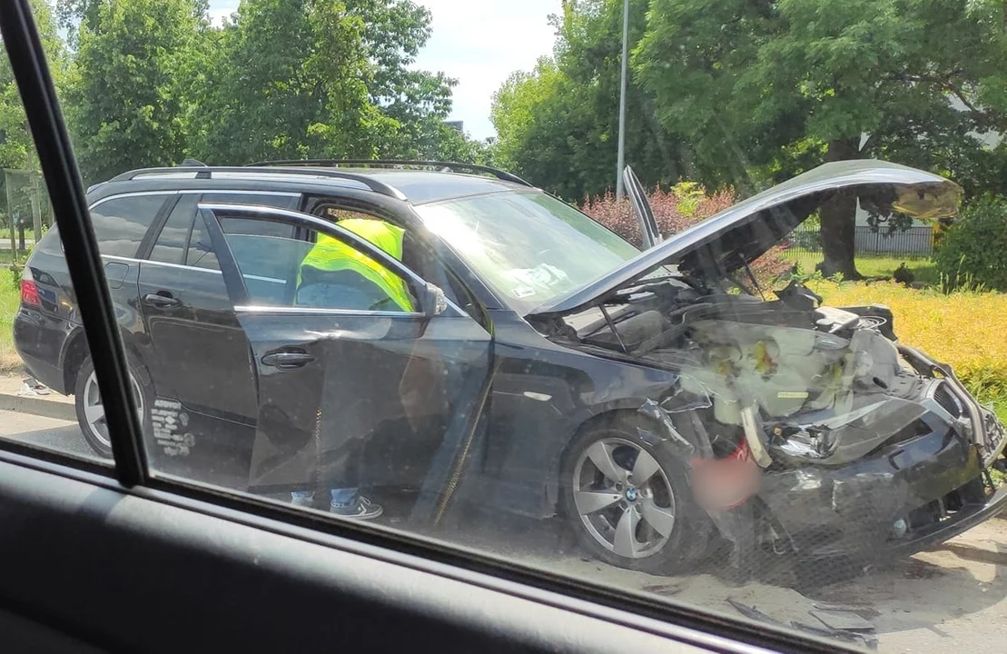 Wypadek na Jachowicza w Płocku