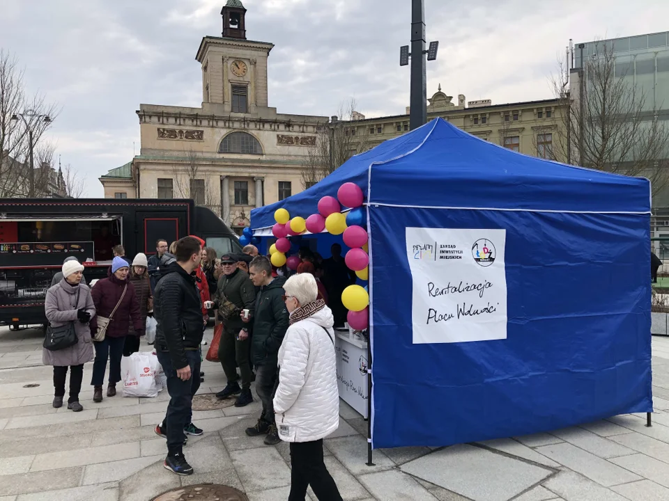 Otwarcie placu Wolności w Łodzi