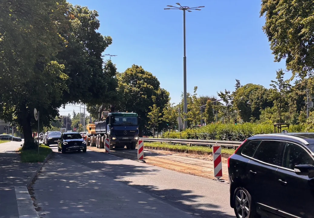 Powstaje Nowa Opacka - utrudnienia dla kierowców na Alei Grunwaldzkiej