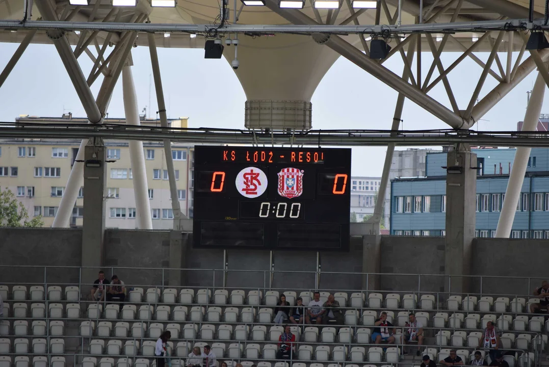 Piłkarskie starcie ŁKS Łódź z Resovią - Stadion Króla 21.05.2023