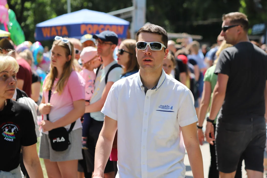 Piknik rodzinny z okazji dnia dziecka na Młynku w Łodzi