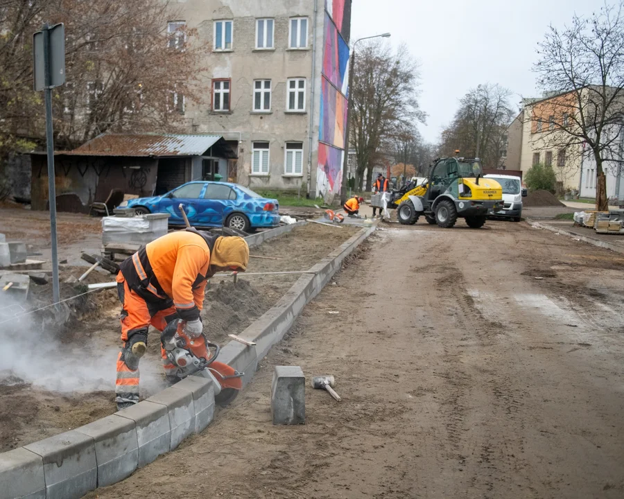 Remont ulic wokół Starego Rynku w Łodzi – Podrzeczna, Wolborska i Majzela