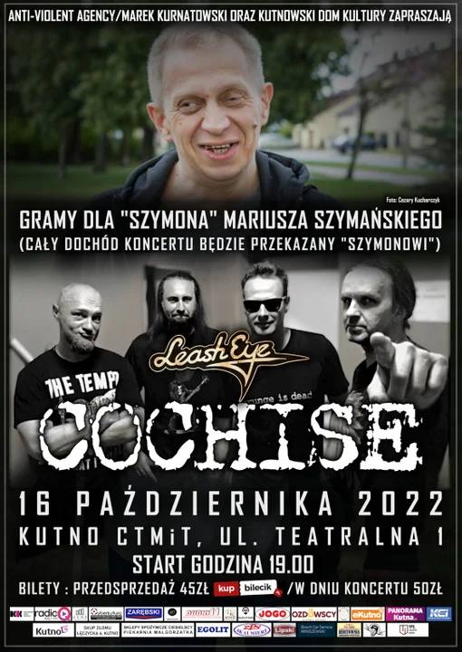 Koncert charytatywny zespołów Cochise i Leash Eye w CTMiT