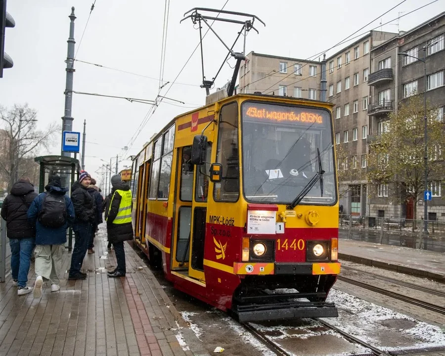 45-lecie tramwajów Konstal 805Na w Łodzi