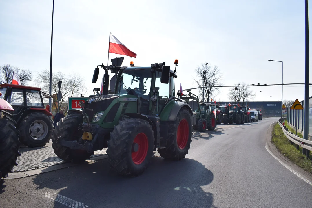 Protest rolników w Łódzkiem