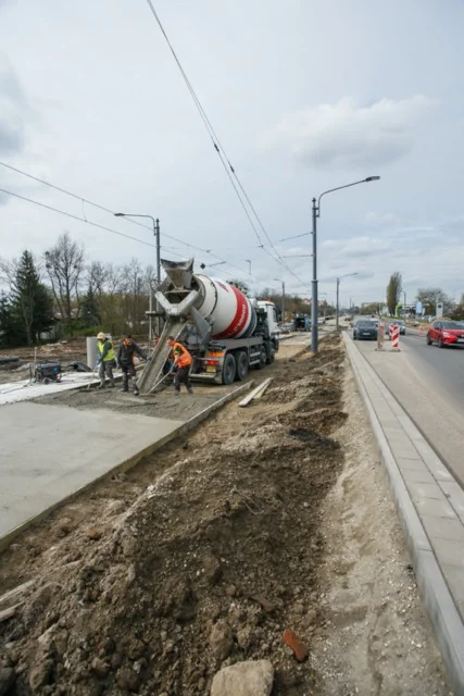 Trwają prace na Widzewie. Rozkopy na Przbyszewskiego