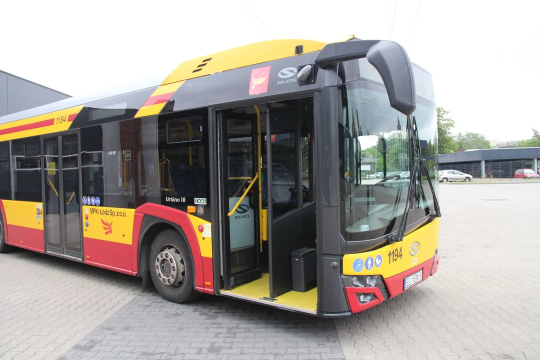 Nowe autobusy marki Solaris w barwach MPK Łódź