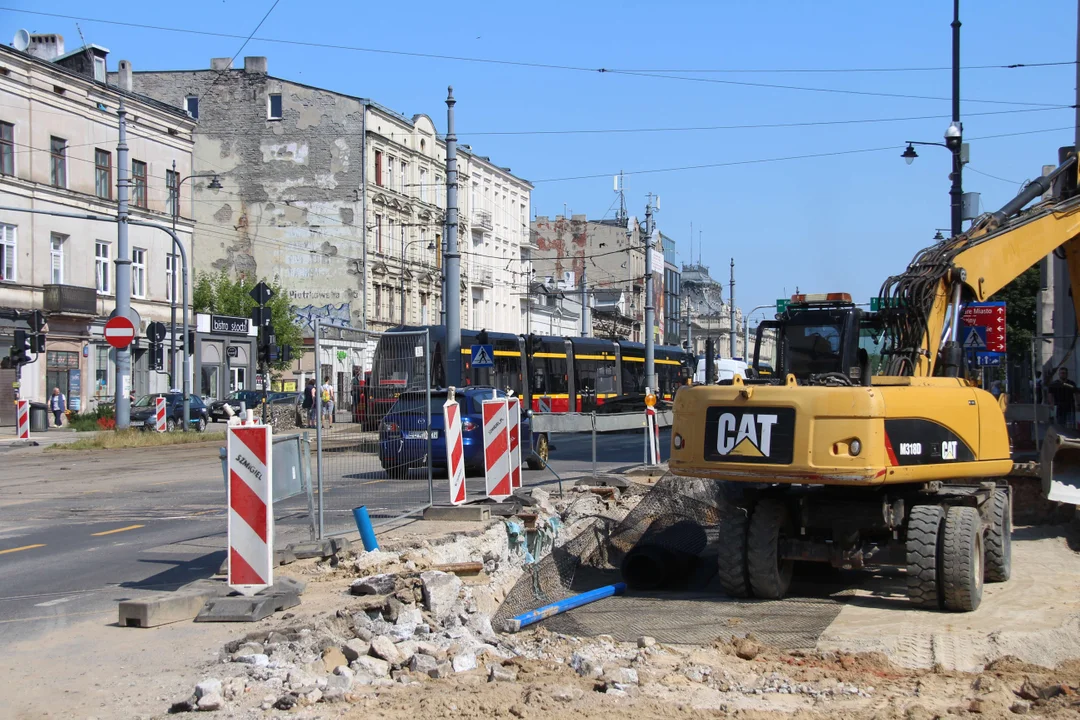 Utrudnienia po wykolejeniu tramwaju w Łodzi