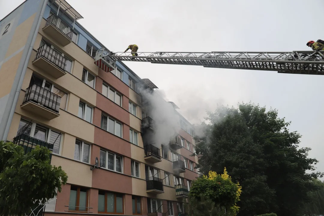 Straż pożarna komentuje pożar w Kutnie