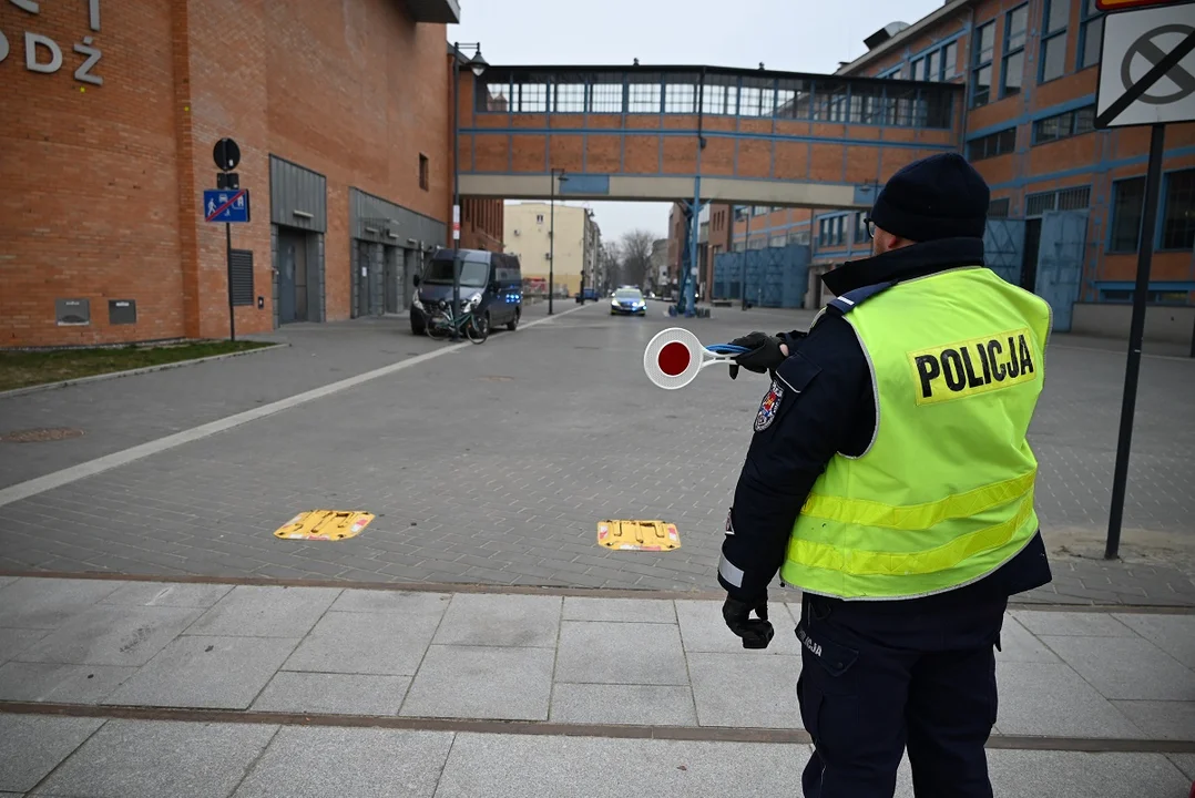 Konferencja w EC1. Policja zabezpiecza wydarzenie