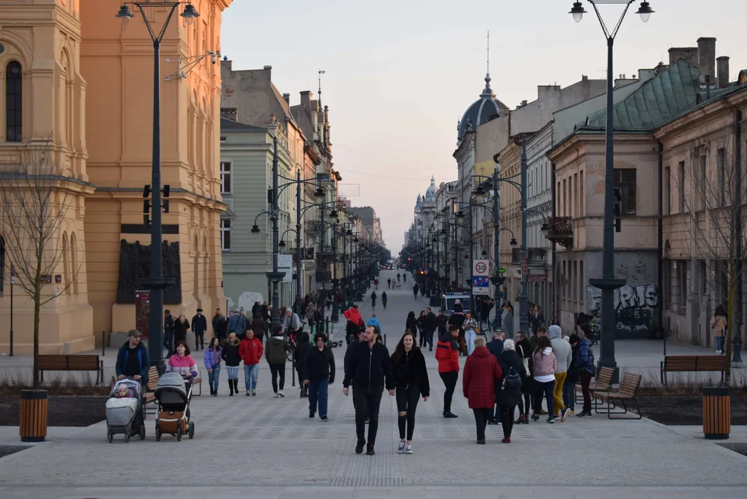 Plac Wolności w Łodzi po otwarciu