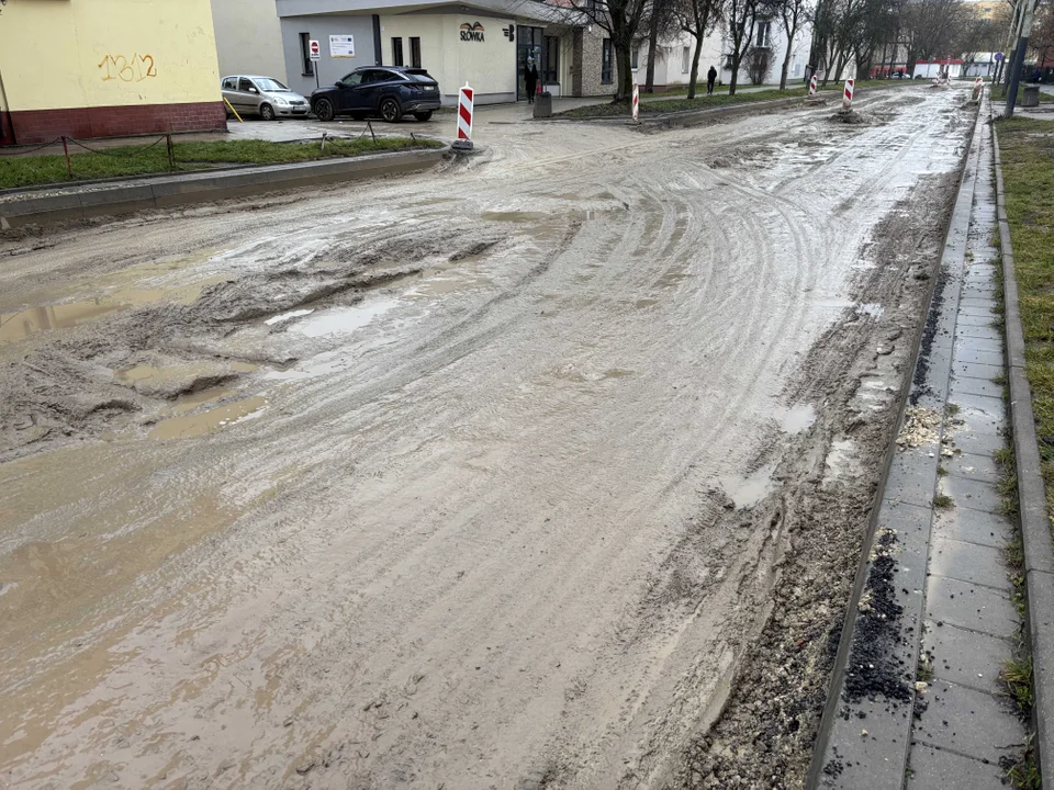 Remont ulicy Boya-Żeleńskiego w Łodzi