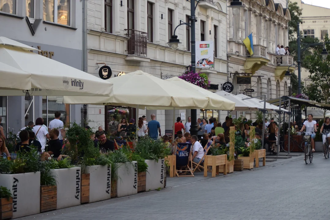 Tłumy na Piotrkowskiej