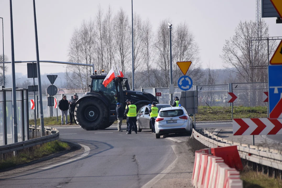 Protest rolników w Łódzkiem