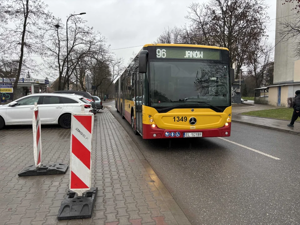 Przebudowa ulicy Szczecińskiej w Łodzi - stan na 3 grudnia 2024 r.