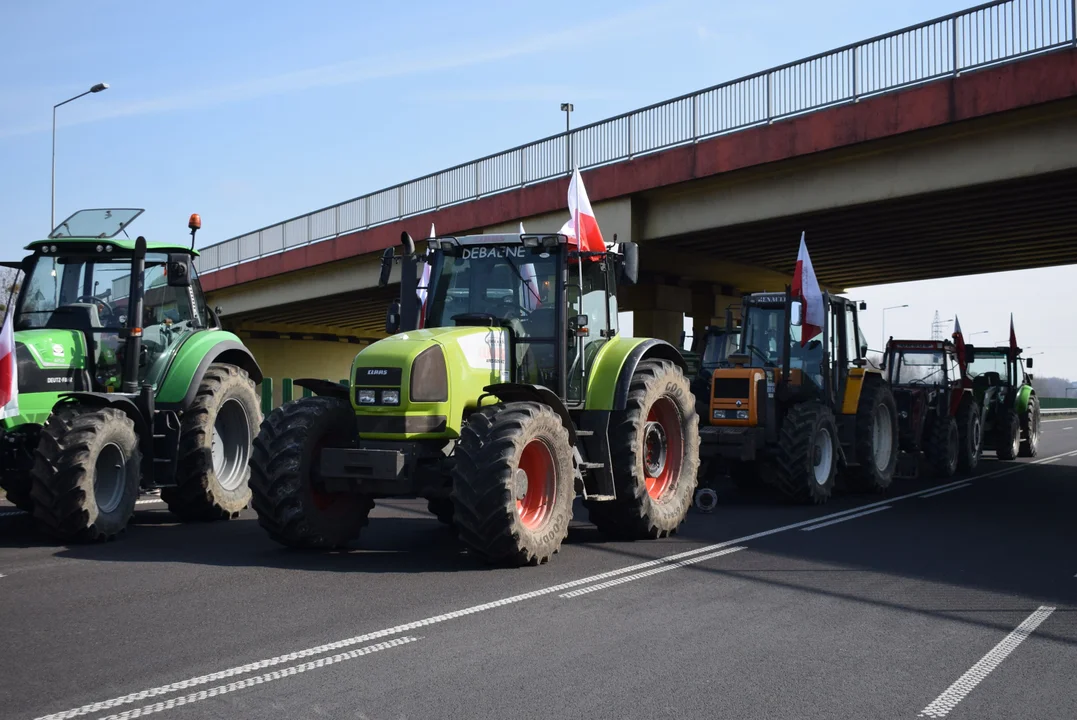 Protest rolników w Łódzkiem