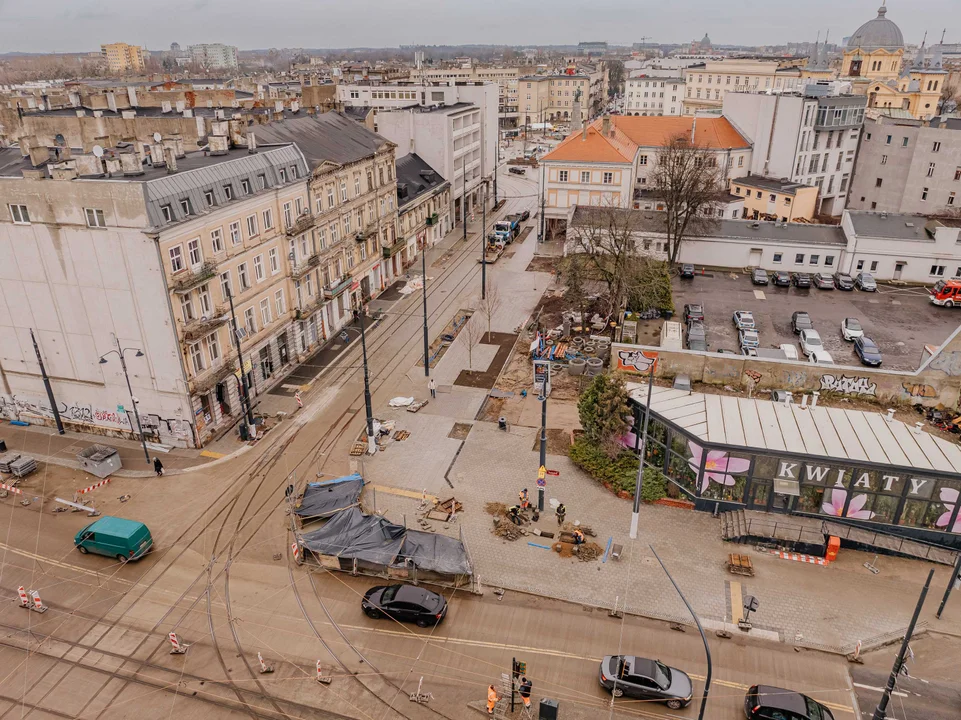 Koniec remontu placu Wolności w Łodzi