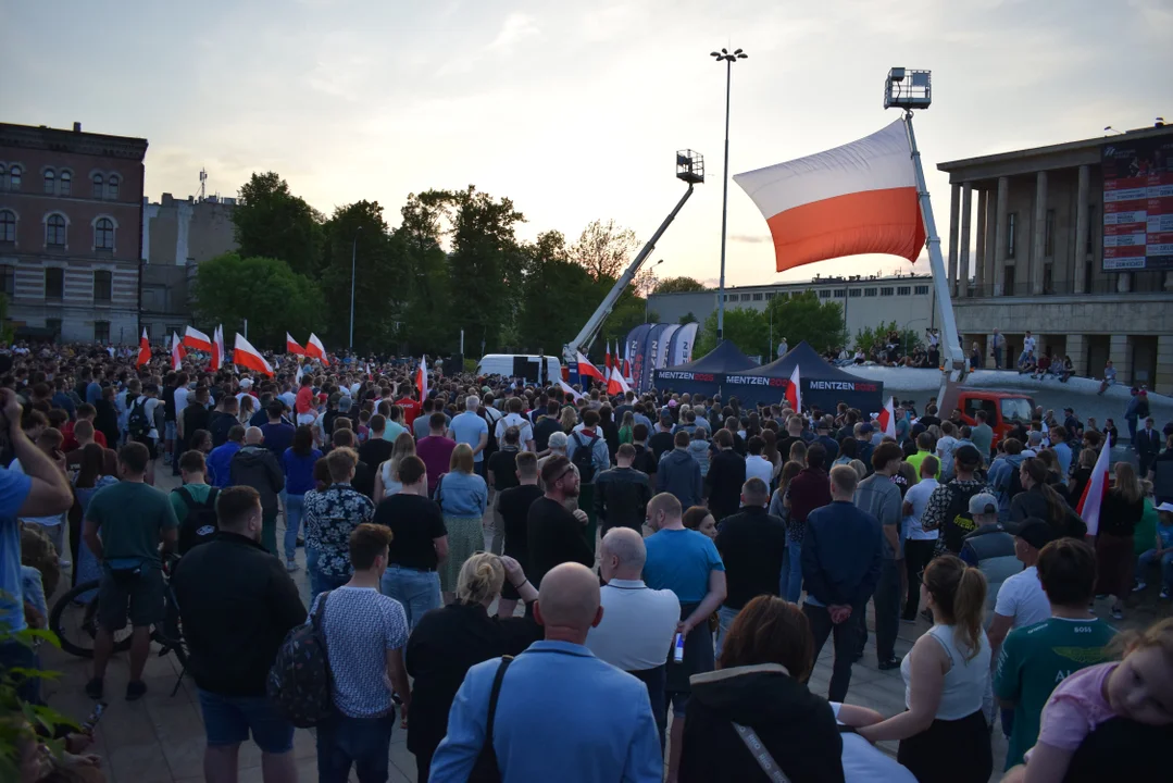 Sławomir Mentzen w Łodzi