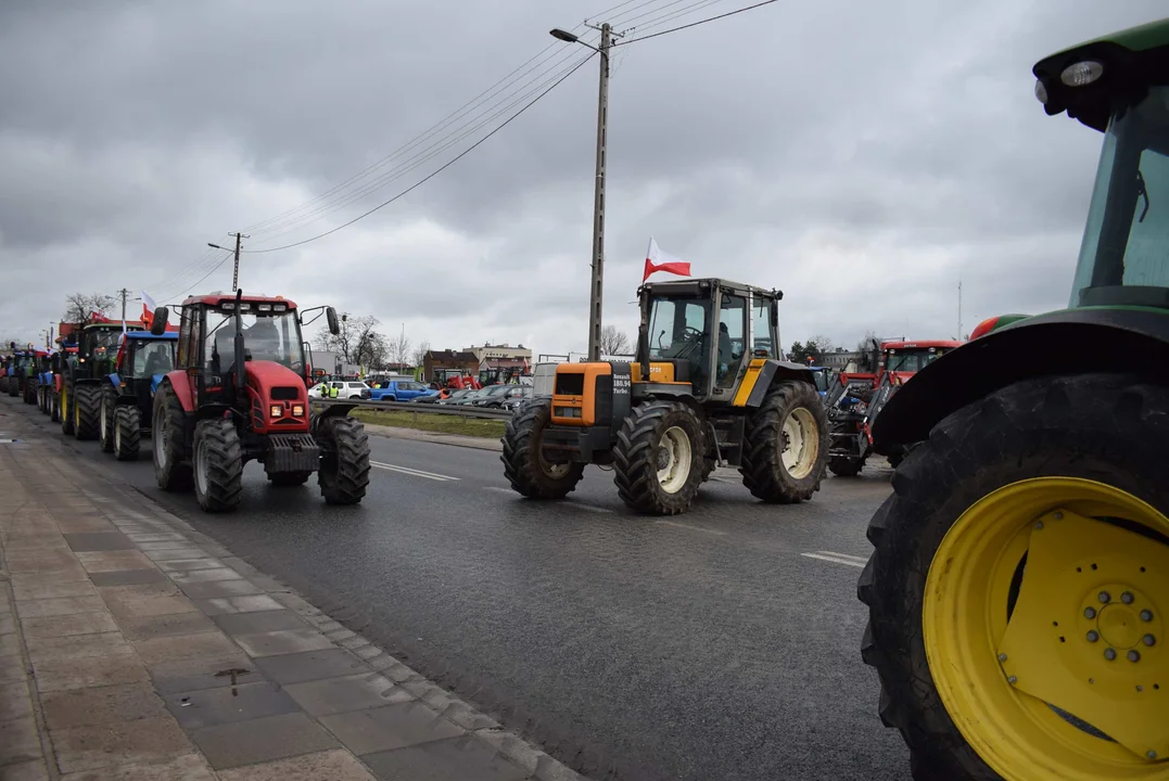 Protest rolników w Łódzkiem