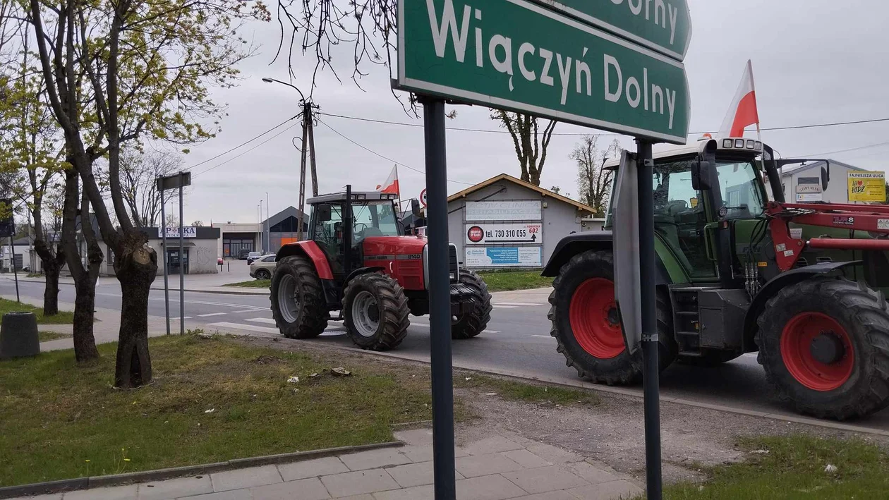 Protest rolników w Nowosolnej - 12.04.2024 r.