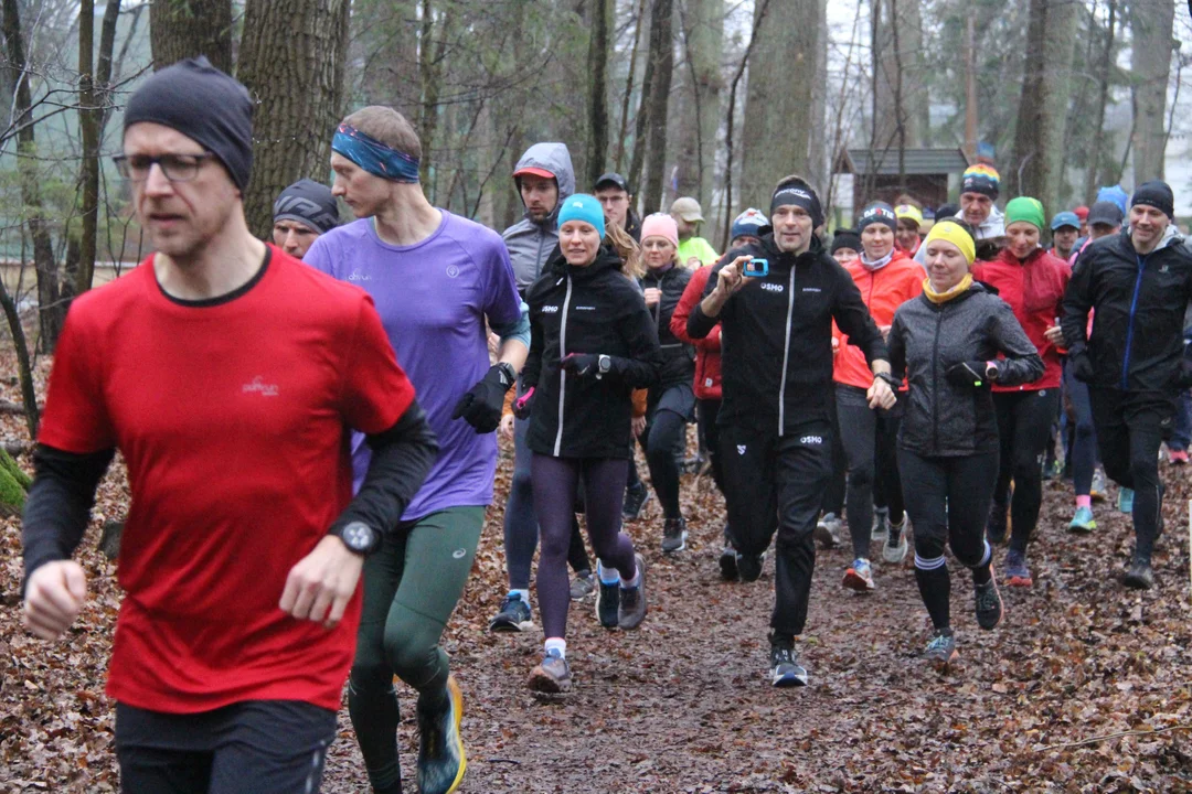 Walentynkowy parkrun w Lesie Łagiewnickim