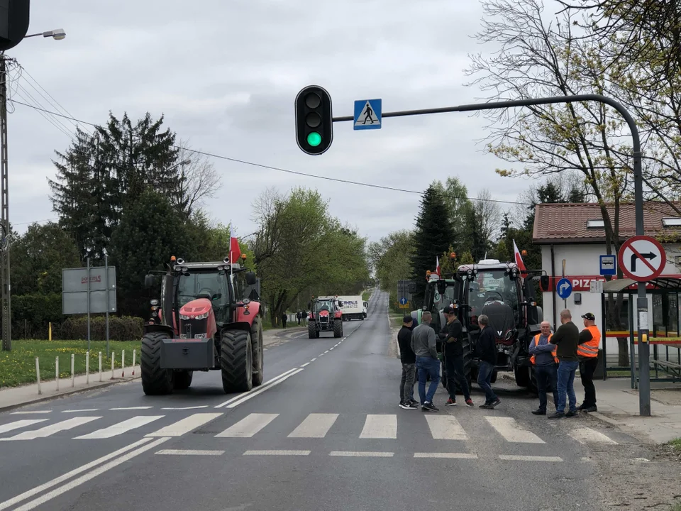 Protest rolników w Nowosolnej - 12.04.2024 r.