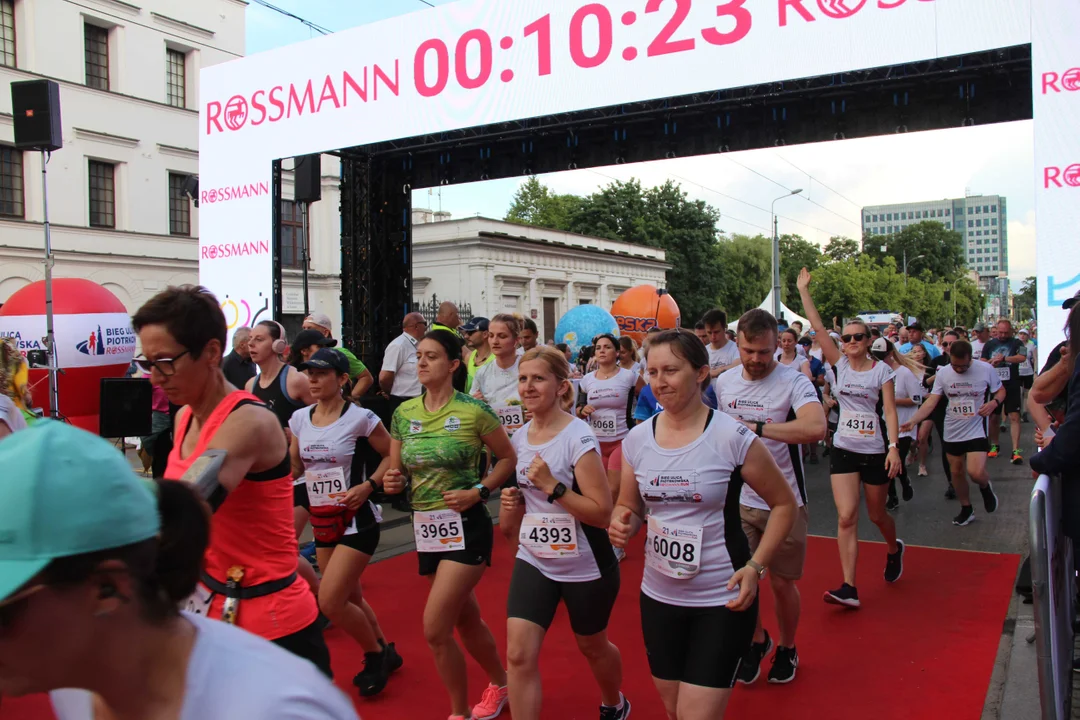 21. Bieg Ulicą Piotrkowską Rossmann Run w Łodzi