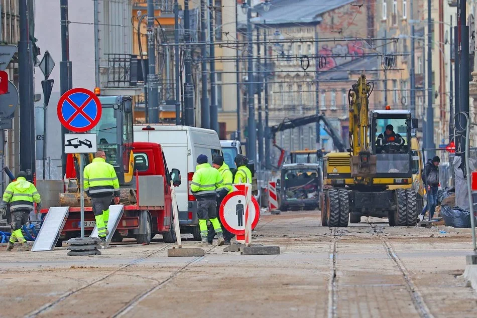 Powrót tramwajów na ulicę Zachodnią w Łodzi