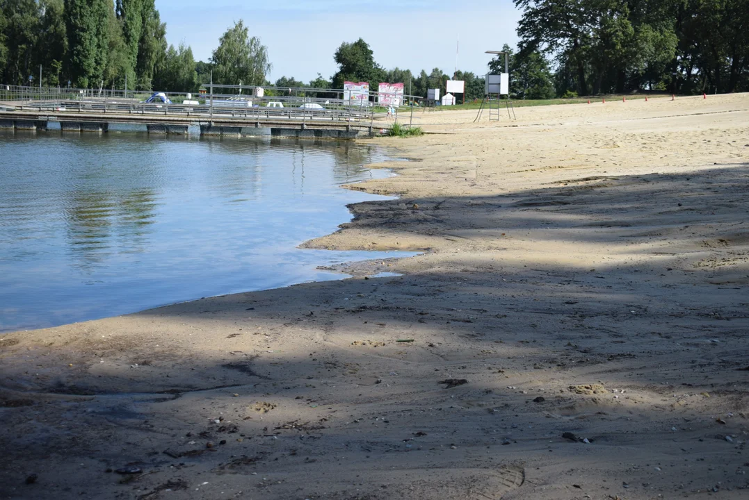 Plaża na Malince w naprawie