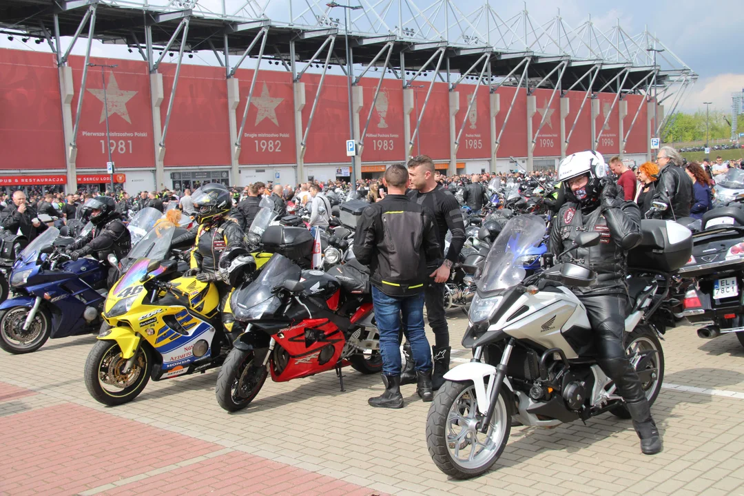 Rozpoczęcie sezonu motocyklowego 2024 w Łodzi