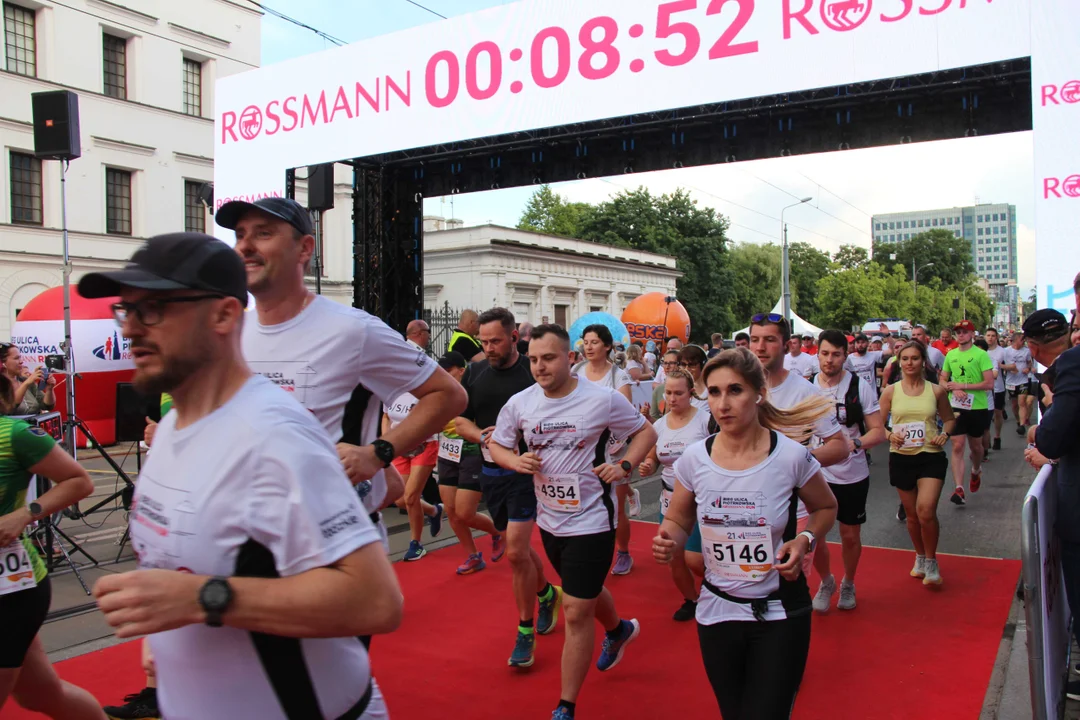 21. Bieg Ulicą Piotrkowską Rossmann Run w Łodzi