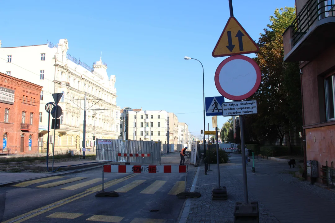 Budowa tunelu kolejowego pod Łodzią - 28.09.2023 r.