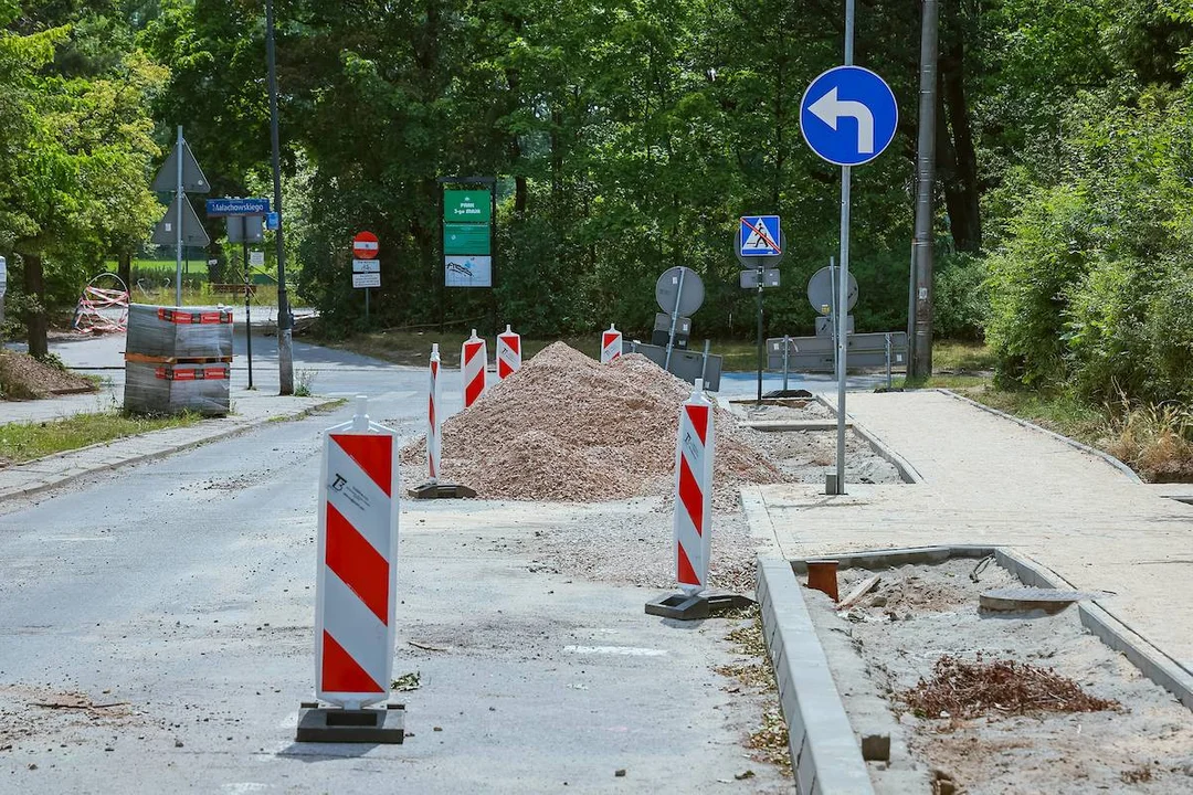 Remont ul. Krzywickiego w Łodzi