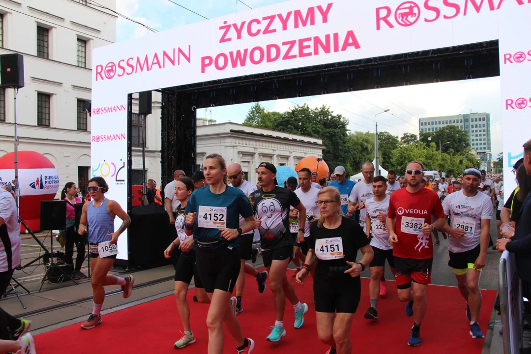 21. Bieg Ulicą Piotrkowską Rossmann Run w Łodzi