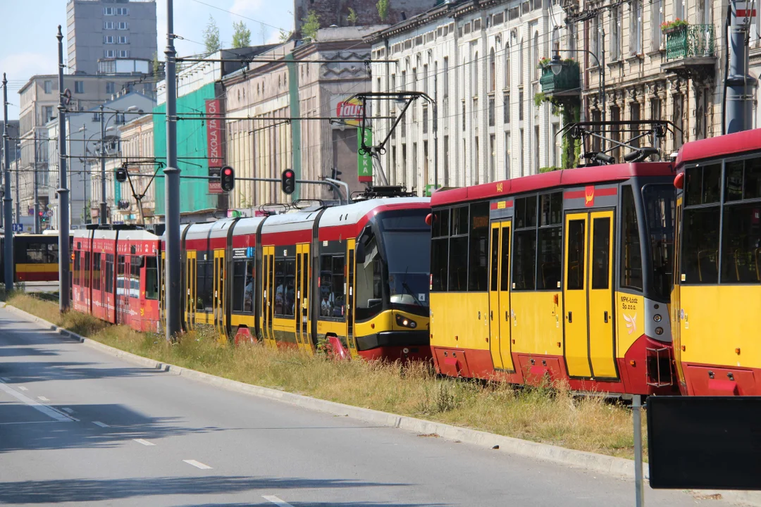 Utrudnienia po wykolejeniu tramwaju w Łodzi