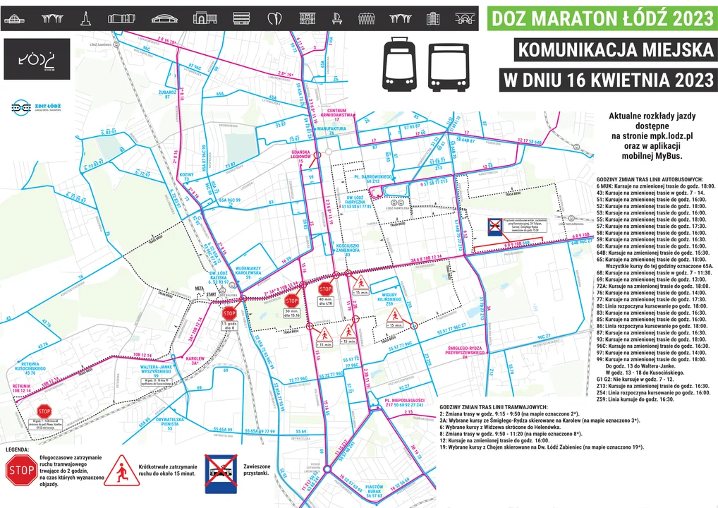 Potężne utrudnienia dla kierowców i pasażerów MPK Łódź. Utrudnienia w każdej części miasta [mapa] - Zdjęcie główne