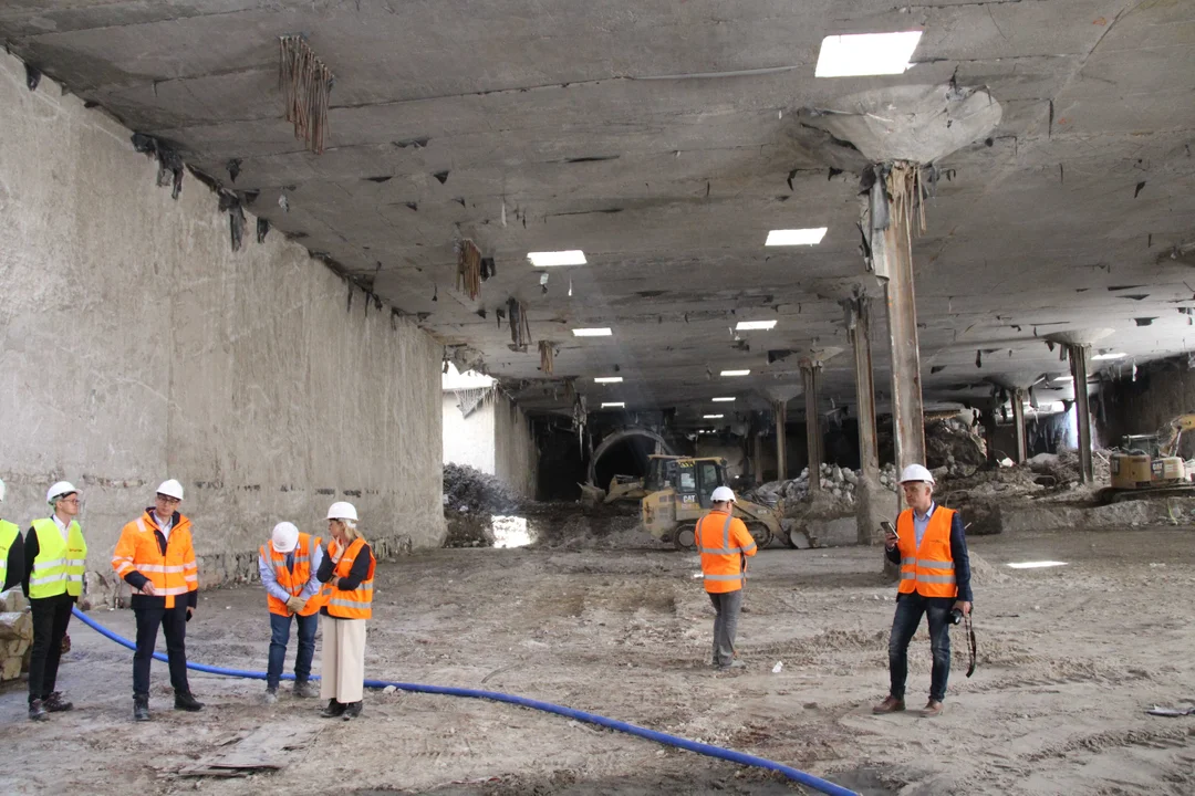 Trwa budowa tunelu kolejowego pod Łodzią - odcinek do przystanku Łódź Koziny