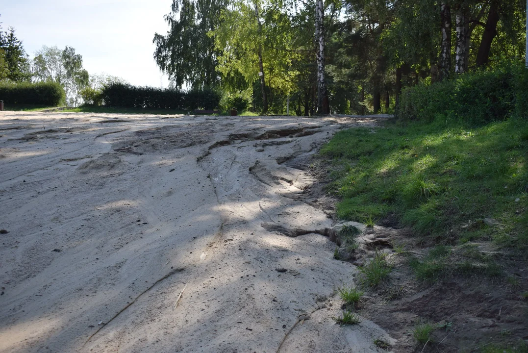 Plaża na Malince w naprawie