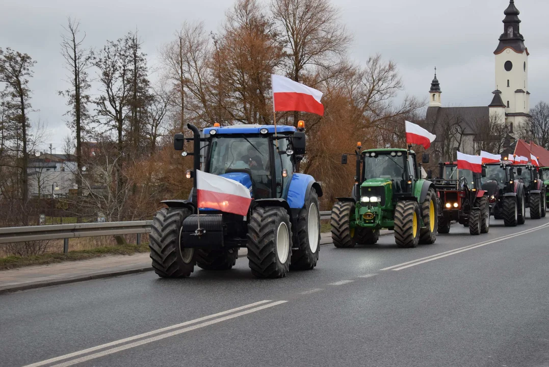 Protest rolników w Łódzkiem