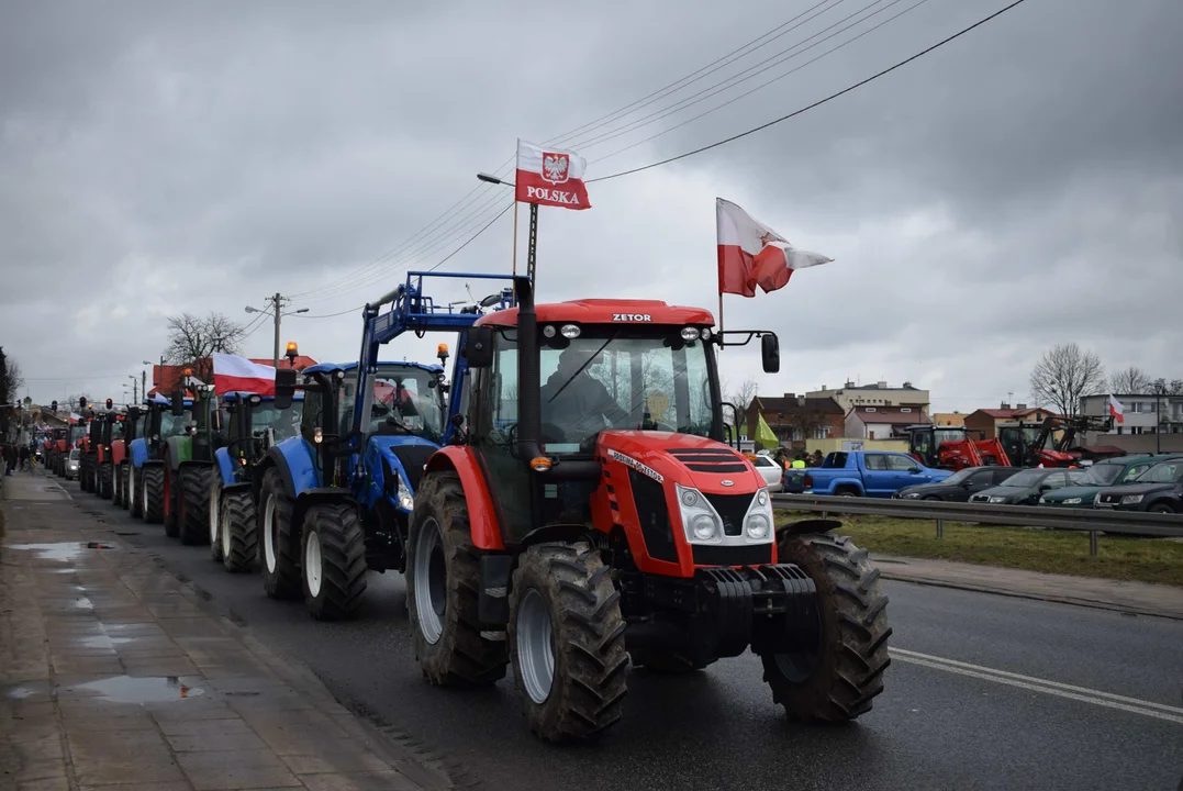 Protest rolników w Łódzkiem