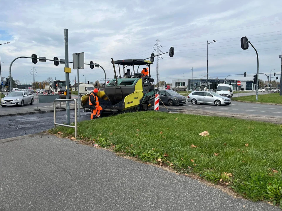 W Łodzi rozpoczął się kolejny remont - tym razem ronda inwalidów