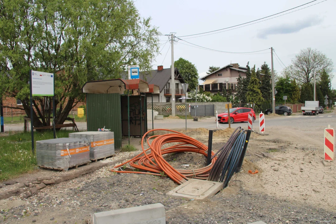 Trwa remont ulicy Pomorskiej i Mileszki w Łodzi